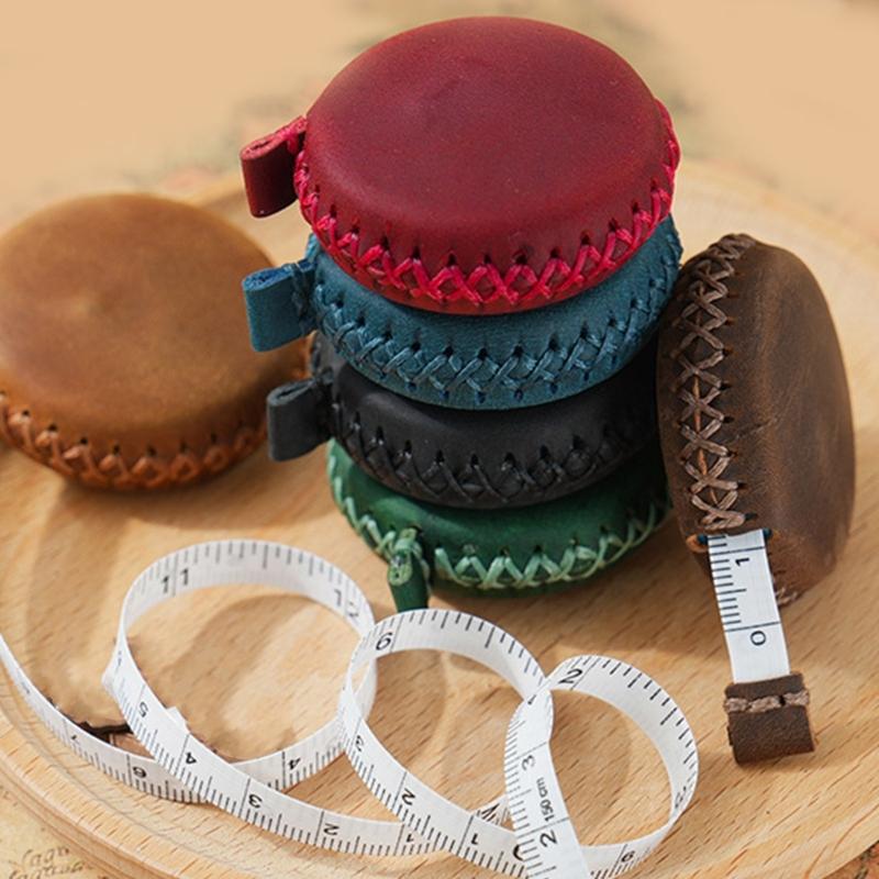 Multi Functional Leather Miniature Measuring Ruler Accuracy Instrument For Craftsmen Interior Designers