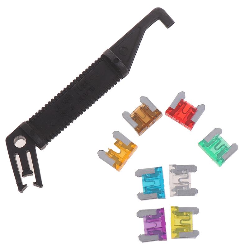 100X микро-автомобильный низкопрофильный мини-комплект предохранителей лезвия 3A5A7.5A10A15A 20A25A30A