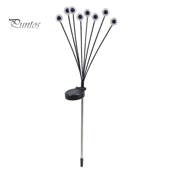 Хэллоуин наземный светильник на солнечной батарее уличный призрачный глазной светильник жуткий демонический глаз украшение для вечеринки на Хэллоуин двор садовый декор