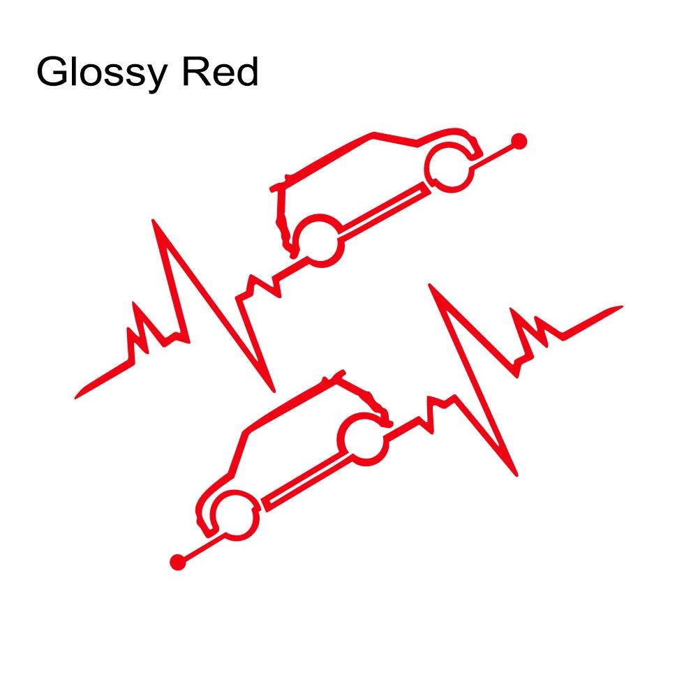 Наклейка на окно автомобиля для MINI Cooper S One JCW F56 F55 F60 R56 R60 F54 Heartbeat Decor Decal Vinyl Film Auto Tuning Accessories