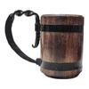 630 мл пивная кружка из дерева и нержавеющей стали, идеальный подарок для пап, мужчин, женщин, женихов, годовщины свадьбы, Рождества