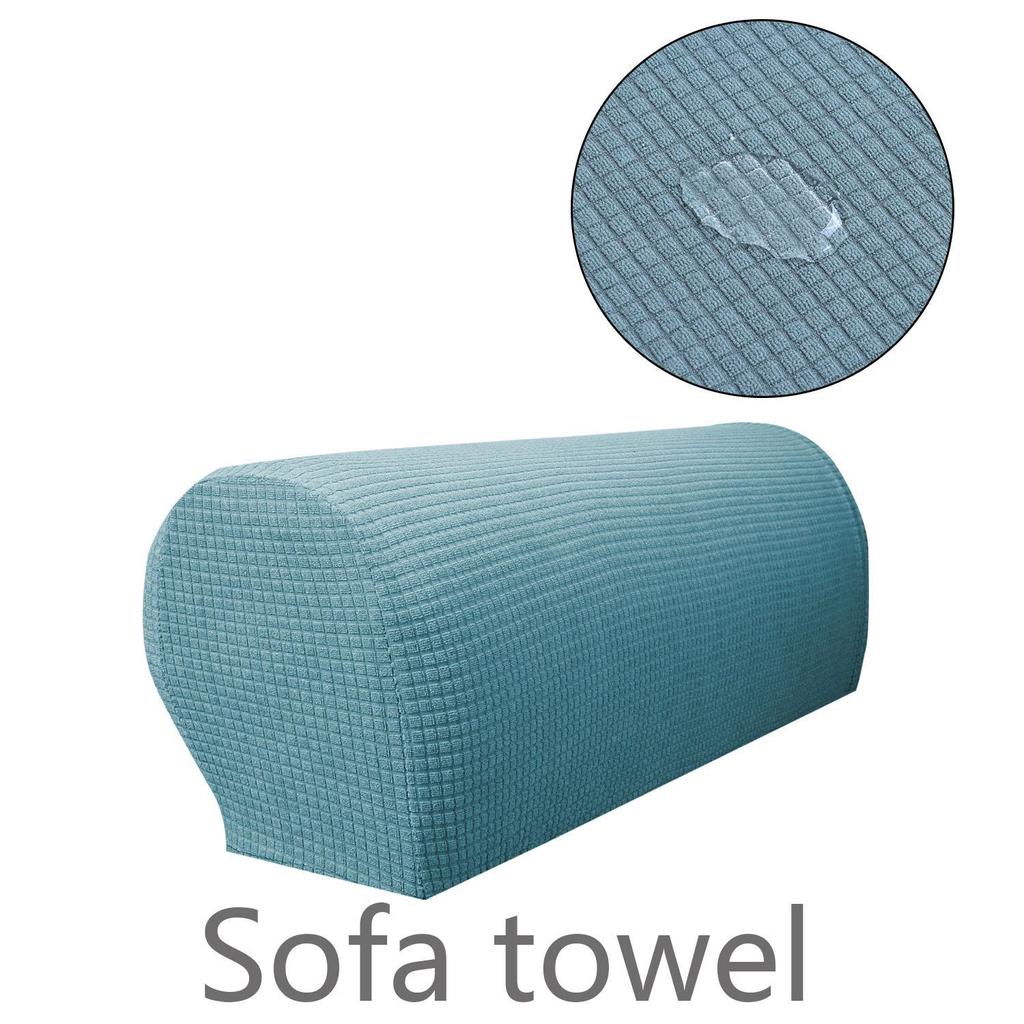 1 пара чехлов для диванов для гостиной, съемные эластичные чехлы для дивана, стула, чехлы для кресел, подлокотник, однотонный чехол для дивана