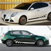 Для Alfa Romeo Giulietta Наклейки на боковые двери автомобиля ПВХ Гонки Спортивная графика Полосы Виниловая пленка Отделка Наклейки Тюнинг Автоаксессуары