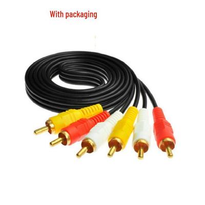 Аудио/видео кабель 1,5 м Lotus 3-to-3 6 головок DVD RCA для телеприставки