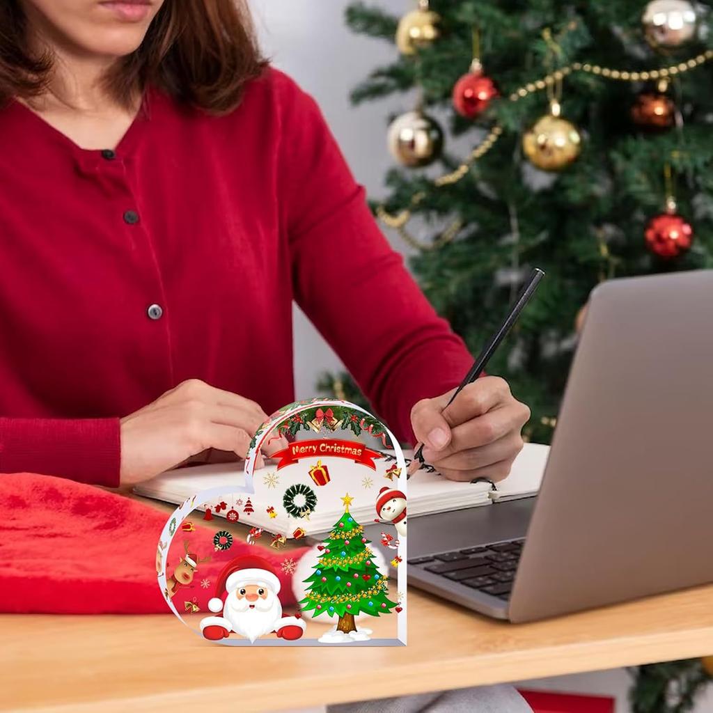 Новые продукты, Прозрачные, Любовные украшения, Акриловые, Рождественские подарки для семьи, Рождественские украшения, Домашние украшения