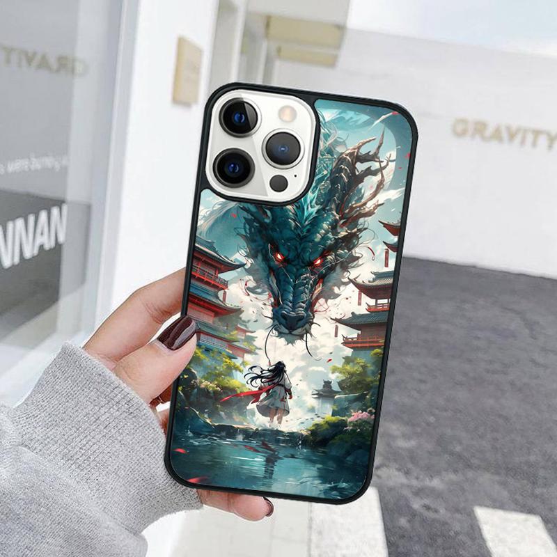 Изысканный Чехол для Телефона с Летающим Китайским Драконом Для iPhone 17 Air 15 16 Чехол 11 13 14 Pro Max 12 Plus Max Fundas