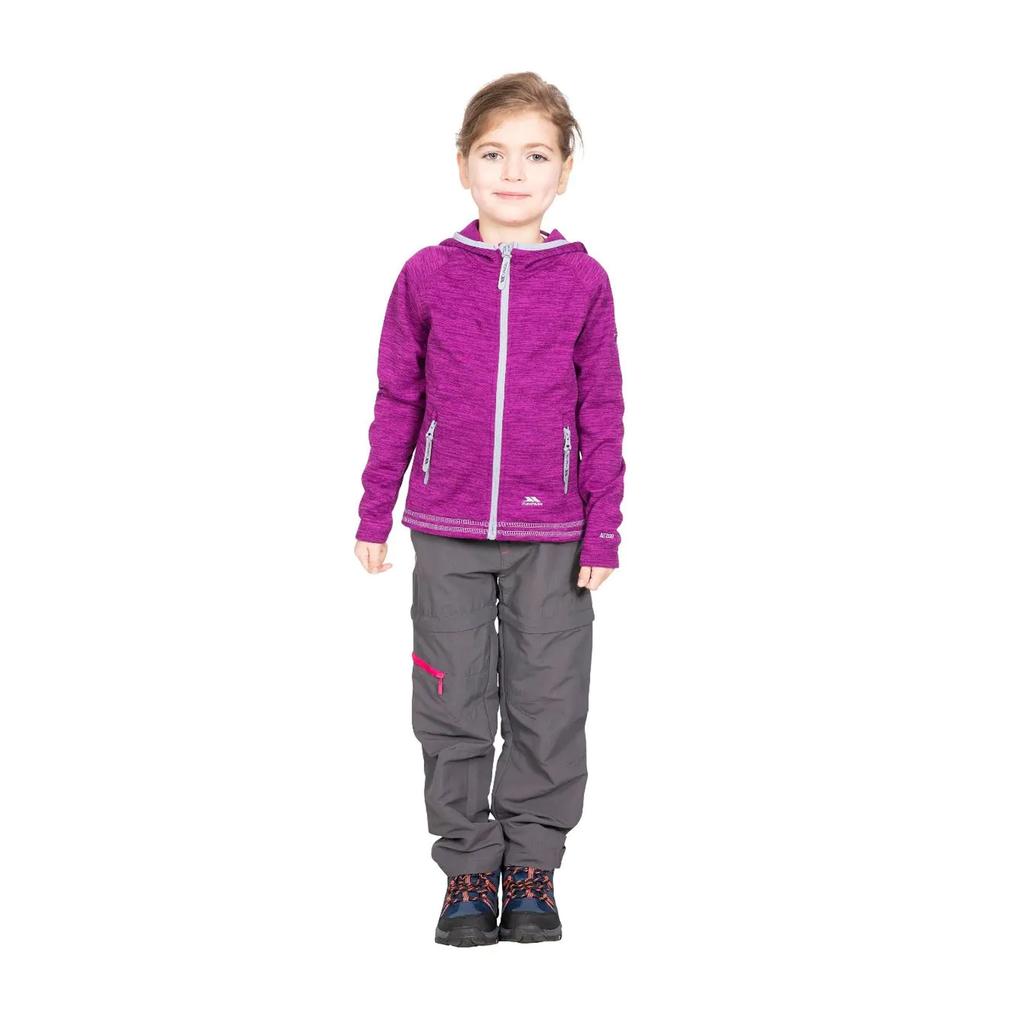 Childrens Girls Goodness Full Zip Hooded Fleece Jacket