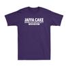 Jaffa Cake Appreciation Society Funny Biscuit Cake Gift Unisexs Cotton Tshirt