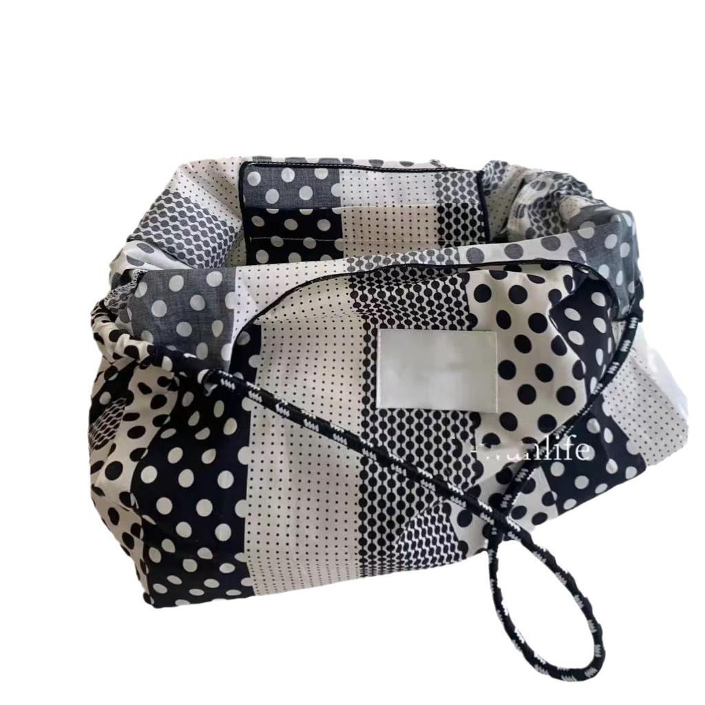 Милая и классная сумка Ghost Horse Girl Point из ткани, сумка через плечо, большая вместимость, универсальная ленивая ветровая холщовая сумка