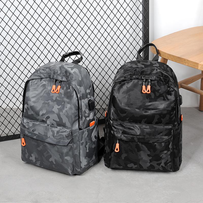 Новый унисекс однотонный водонепроницаемый и дышащий деловой модный повседневный универсальный рюкзак для повседневного использования