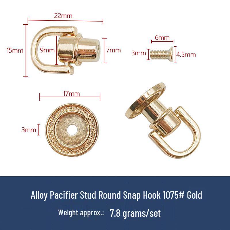 Аксессуары для сумок и багажа: Кольца, Голова монаха, Пирсинг сосков, Кожаные пряжки для DIY, Декоративные винты-заклепки