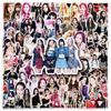 102 Уникальные Звездные Наклейки в Стиле Граффити BLACKPINK для DIY Чехлов Телефонов и Багажа