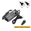 AC Adjustable Power Adapter DC 3V-12V 10A Universal Adapter With Display Screen DC Connector For 2835 5050 LED Strip EU US Plug
