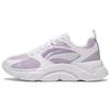 Comfortable Durable Low-Top Running Shoes Women Sneakers White Purple ARSS058-2