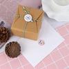 500Pcs/Roll Round Floral Thank You Stickers For Package Seal Labels