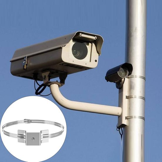 1/2 комплекта регулируемых кронштейнов для крепления знаков с болтами, ремнями, сверхпрочная нержавеющая сталь, уличный знак, нагревательный бак, кронштейн для крепления на столб, фурнитура