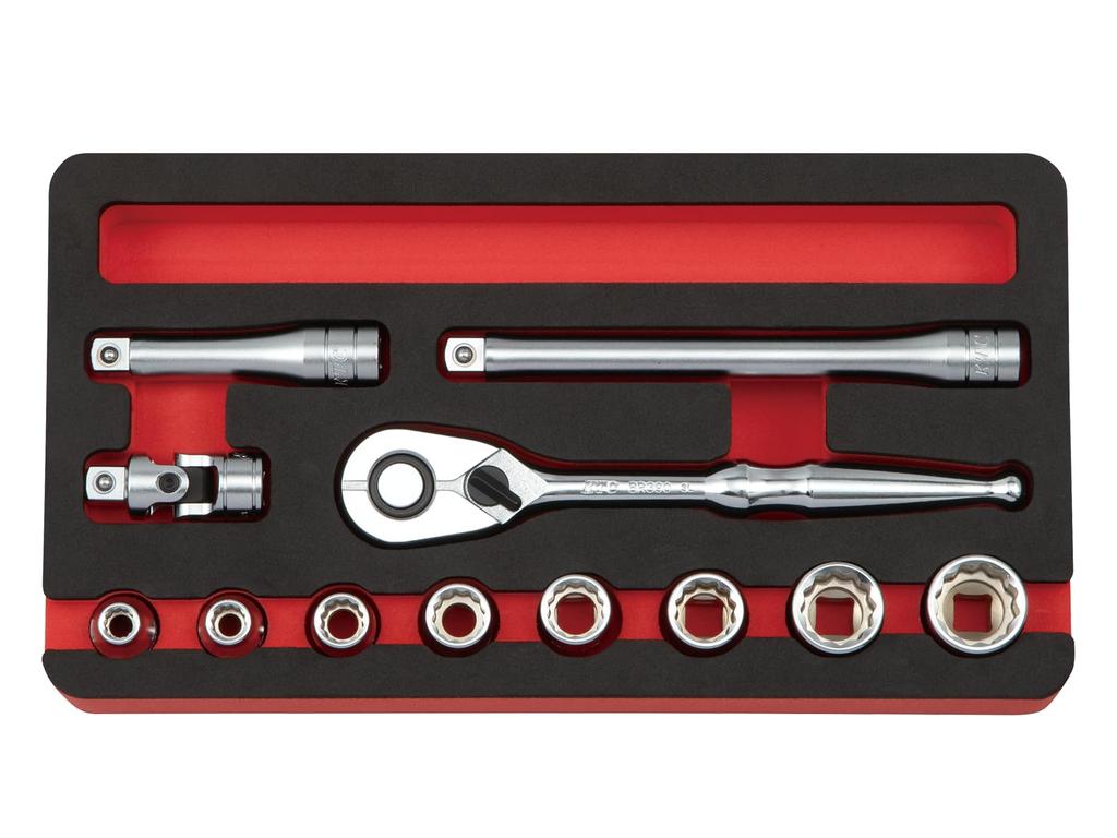 Ключ-головка Kyoto Tool TB312WA (КТК) 9,5 кв.м. Набор из 12 предметов, Двенадцатиугольный,
