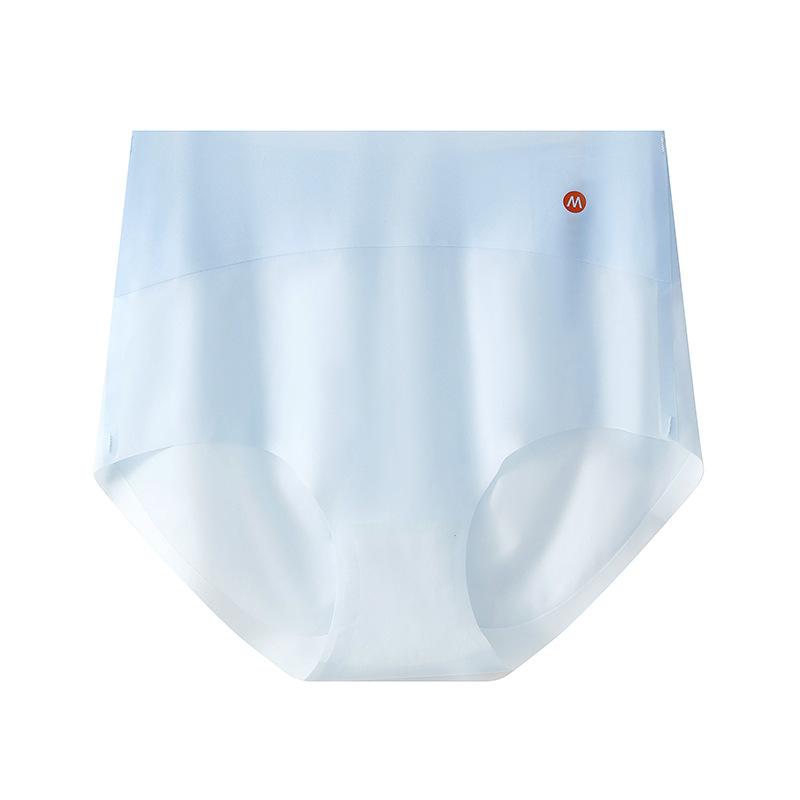 Women's Ice Silk Underwear Middle Waist Slimming Women's Breathable Thin Triangle Pants