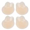 2 пары силиконовых накладок на соски, дизайн кошачьих ушек, многоразовые, водонепроницаемые, моющиеся, накладки на соски для свадьбы