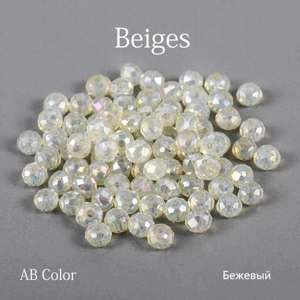 70-300 шт. 3/4/6/8 мм полупрозрачные чешские хрустальные стеклянные бусины граненые красочные бусины-разделители для DIY браслетов принадлежности для изготовления ювелирных изделий