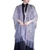 1PC Cardigan Tassel Shawl Patchwork Scarf Anti UV Cloak Sun Protection Polyester Lace Capelet Hollow Out