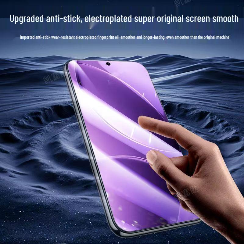 Закаленное стекло на весь экран Redmi K80/K80 Pro с защитой от синего света, без белых краев