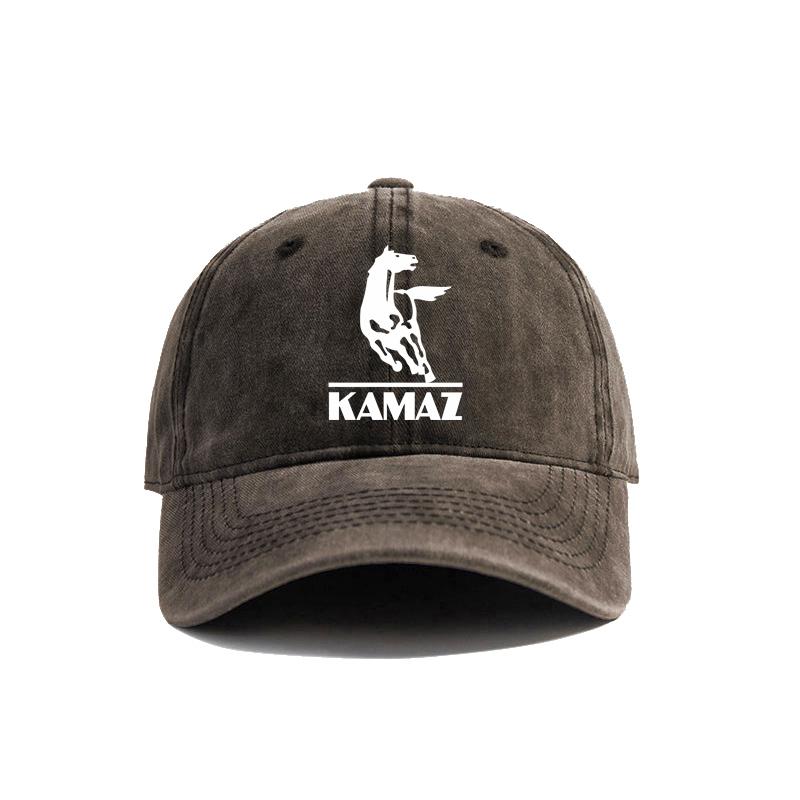 Кепка-бейсболка Kamaz Летняя Потертая Папина Шляпа Унисекс Для улицы Регулируемая Кепка Для женщин Унисекс MZ026