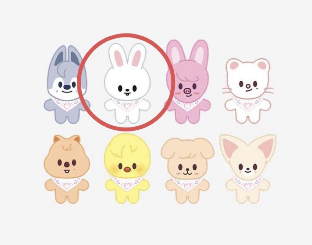 [Б/У] SKZOO 10 см Либит (Рино) Мягкая игрушка 5 O'CLOCK