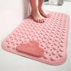 Non-Slip TPE Suction Cup Bath Mat for Shower or Tub