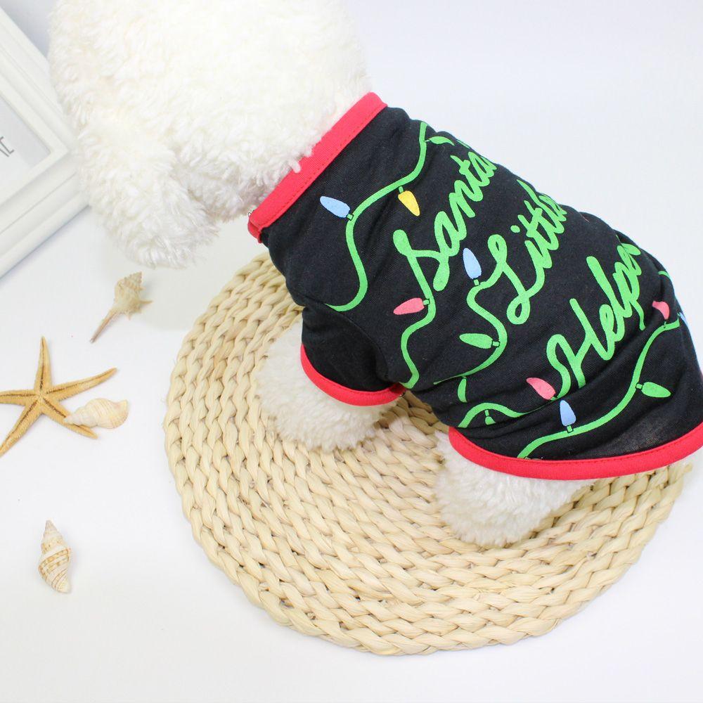 Funny Cosplay Puppy Christmas Vest Pet Party Clothes Dog Sweatshirts Halloween Costume