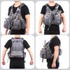 Lixada Fishing High Large Multiple Load Capacity Up To One Size Fits All Vest, Buoyancy, Breathable, Capacity, Pockets, Unisex, 95kg,