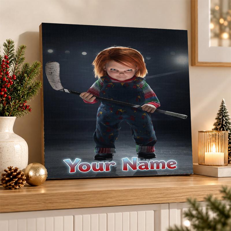 Child's Play Chucky Tiffany Custom Name Text 5D Diamond Painting Kit DIY Full Drill Diamond Art Decoration