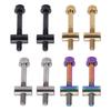 2pcs M5x40mm Ti Alloy Bike Seat Post Fixing Bolts Bike Seatpost Screws Cycling Accessories for Bike 