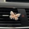 Car Air Outlet Perfume Clip Exquisite Diamond-studded Butterfly Air Conditioning Air Outlet Jewelry Goddess Car AromatherapyClip