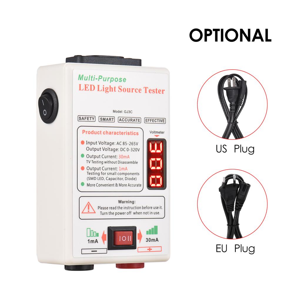 Voltage Test 1mA/30mA Convertible LED Backlight Tester Screen LED LCD TV Back Light Tester Meter