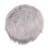 Solid Color Warm Wool Round Cushion Stool Pad Thickening Dining Chair Cushion