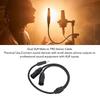 Практичный Гибкий Двойной 3-контактный XLR Папа на 1/8 дюйма TRS Plug and Play 0,5 м / 1,64 фута Стерео Y-разветвитель Кабель XLR для Микшера