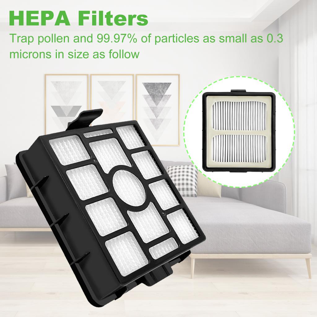 Запасные части подходят для пылесоса BU3521, замена HEPA-фильтра, совместимая с беспроводным пылесосом Clean & Empty BU3523 BU3521