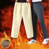 Winter Lambswool Warm Pants Thicken Men Loose Jogger Fleece Pants Casual Long Track Windproof Waterproof Thermal Trousers
