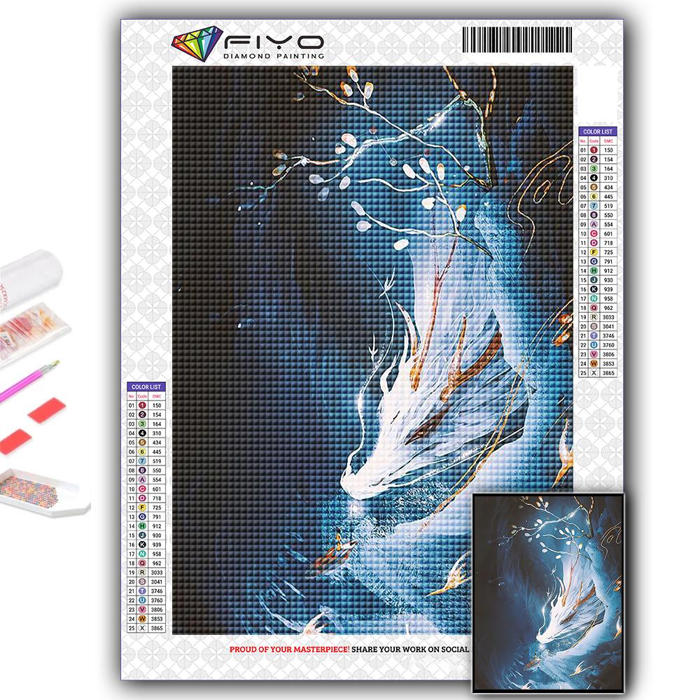 Алмазная вышивка Китайский дракон 5D DIY Алмазная картина Вышивка крестом Горный хрусталь
