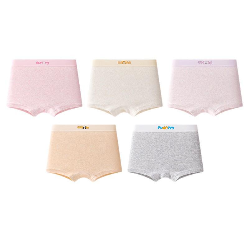 Девочковые антибактериальные хлопковые боксеры для подростков и детей