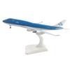 Игрушечные самолеты масштаба 1/400 для детей, модель 20 см, Голландия, KLM Airways, металло сплав, с шасси, самолет B747, готовый сувенир