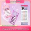 Накладные ресницы Menghela Big Eye Natural Curled - Тонкая ножка, отдельные пучки для удлинения