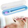 Portable USB UV Toothbrush Sterilizer Box Disinfection Toothbrush Storage HolderWhite