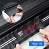 wzbn2 Carbon Fiber Car Door Sill Threshold Protector Auto Sticker Decals For Seat Leon 5f Ibiza 6l 6j Leon 1p Cushion Altea Xl Leon Mk