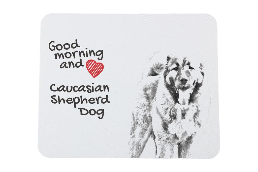 Caucasian Shepherd Dog, Caucasian – Mouse pad with print, personalized dog-themed mouse pad | Art-Dog