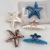 Exquisite  Starfish Hair Claw For Women Girls Unique Acetic Acid Hair Clips High-Quality Elegant Shark Clip Gifts