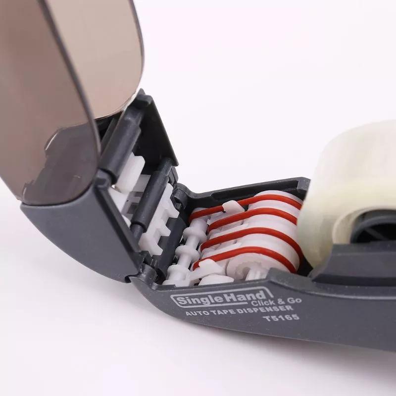 Auto Tape Dispenser Suitable for Tape<20mm One Press Handheld Adhesive Holder Packaging Cutter Tools Sealing Machine