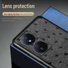 Защитный чехол Honor Play 50 из натуральной кожи с рисунком под страуса