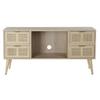 TV Stand - Natural - Scandinavian - 120 Cm - 4 Drawers - Paulownia Wood